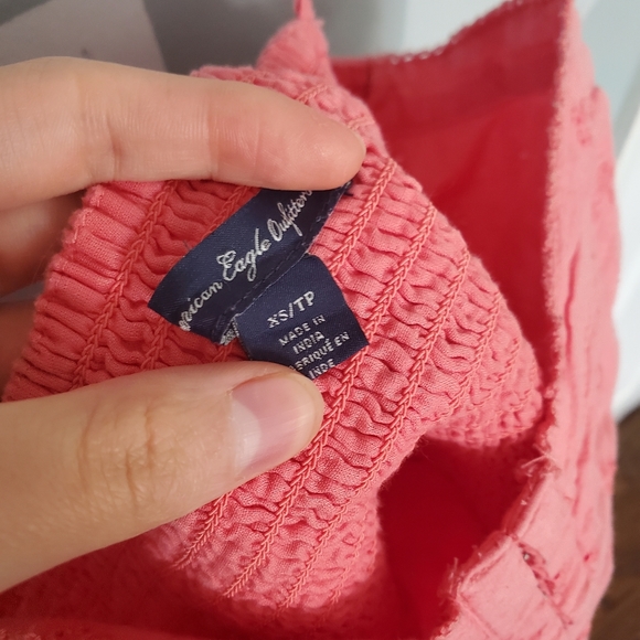 Vintage AE Corset Peplum Top with Eyelet Detail - Picture 4 of 4